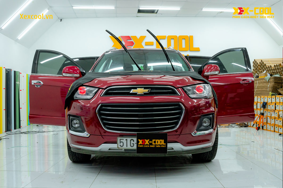 Dán phim cách nhiệt ô tô XEX-COOL cho Chevrolet Captival